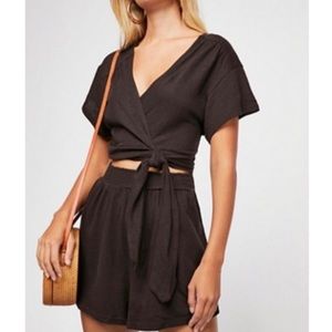 Free People Fauna Knit Romper